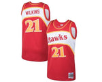 Dominique Wilkins Atlanta Hawks Throwback Jersey