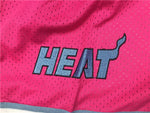 Miami Heat Pink Throwback Shorts