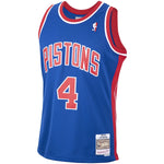 Joe Dumars Blue Detroit Pistons 1988-89 - throwback